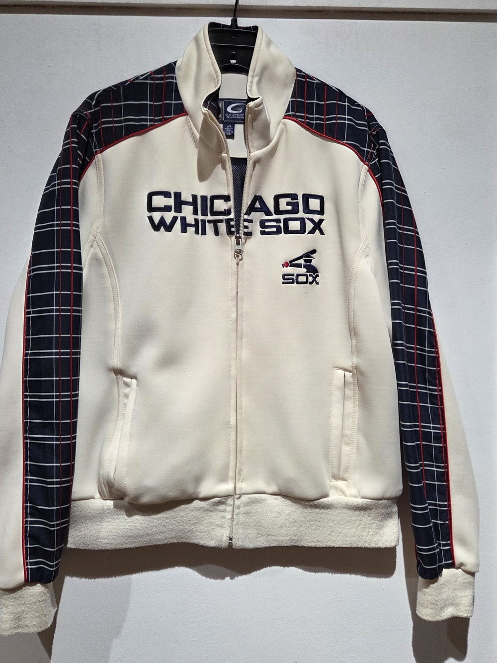 Chicago White Sox Cream & Black Team Jacket